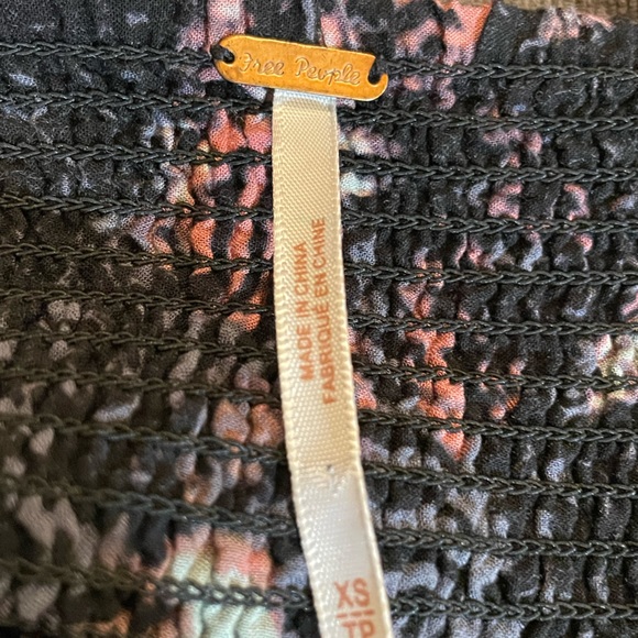 Free People Floral Strapless Skirt XS - Picture 8 of 8